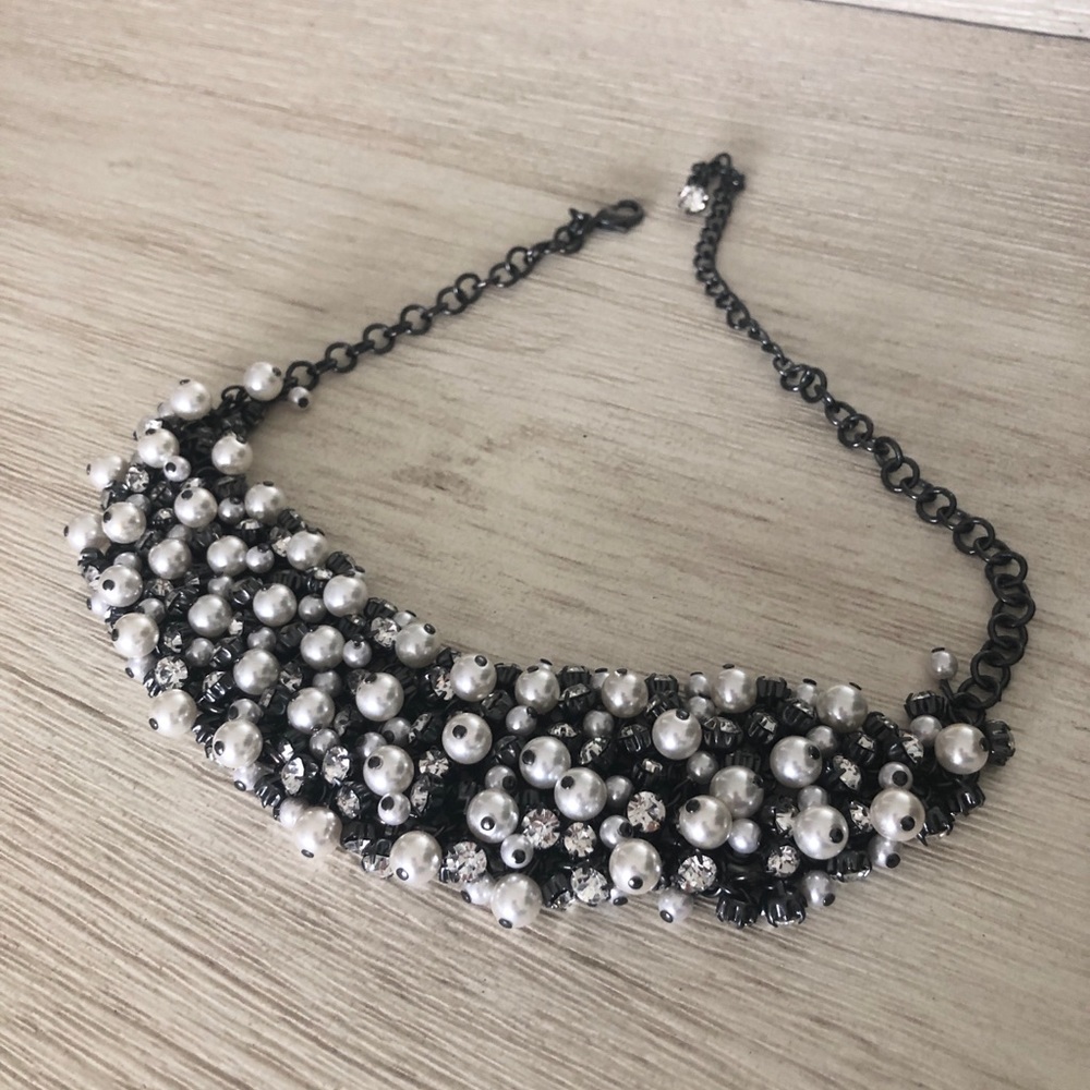 Black & Silver Chunky Necklace